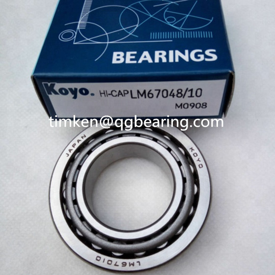Koyo LM67048/10 tapered roller bearing inch size